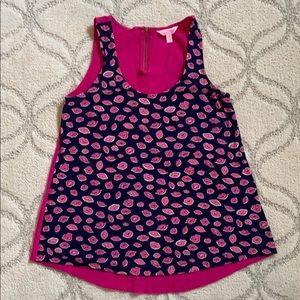 Lilly Pulitzer Lips Print Swing Tank